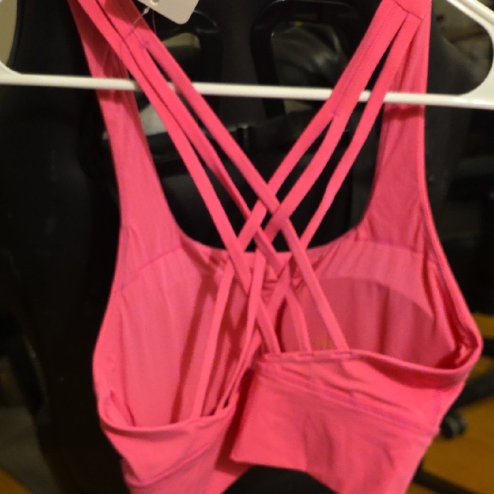 CRZ YOGA Pink Strappy Bra - Picture 4 of 5